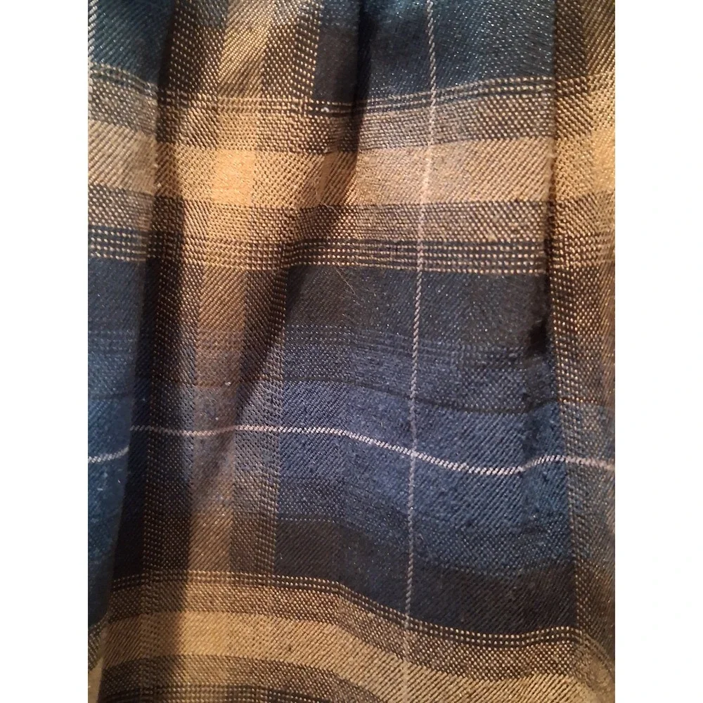 Dickies Size 9 Brown Plaid Pleated Mini Skirt Academic Grunge‎ Schoolgirl Style